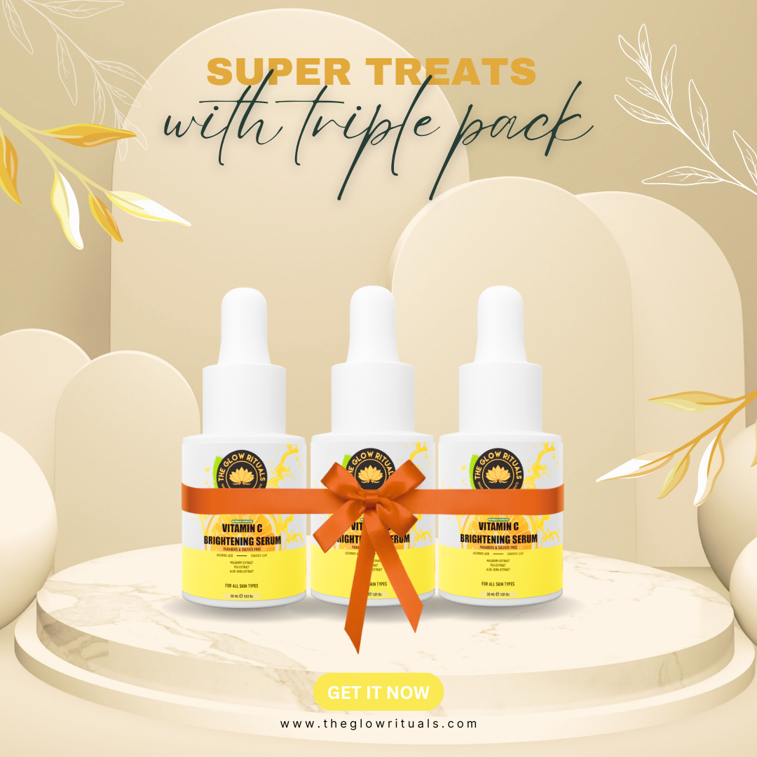 The Glow Rituals Vitamin-C Serum - Combo Of 3