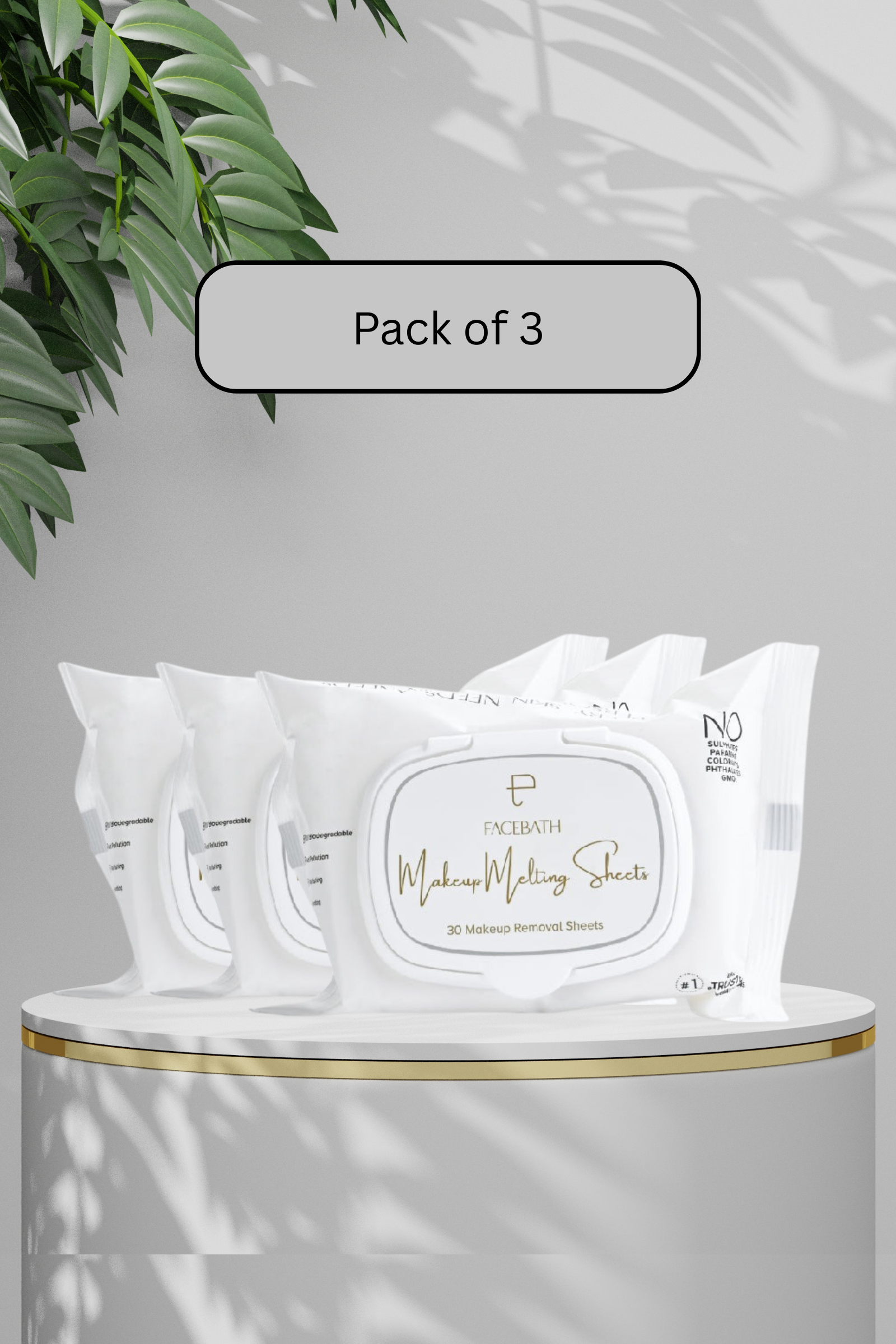 Personal Touch Makeup Melting Skin Care Wipes (30 Sheets) - Pack of 3