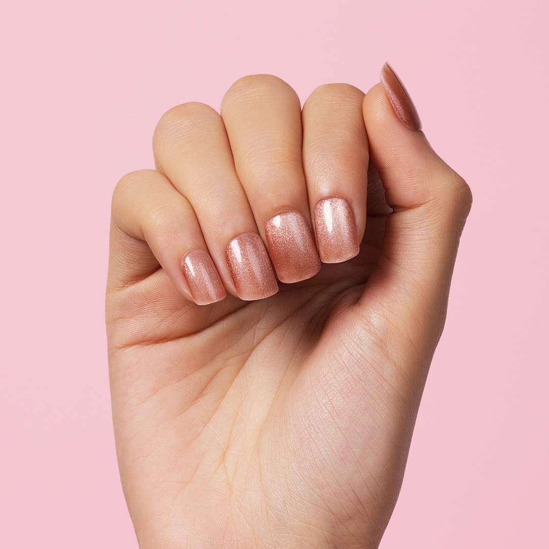 Gush Beauty Siren Glitter Press-On Nails (Short Squoval)