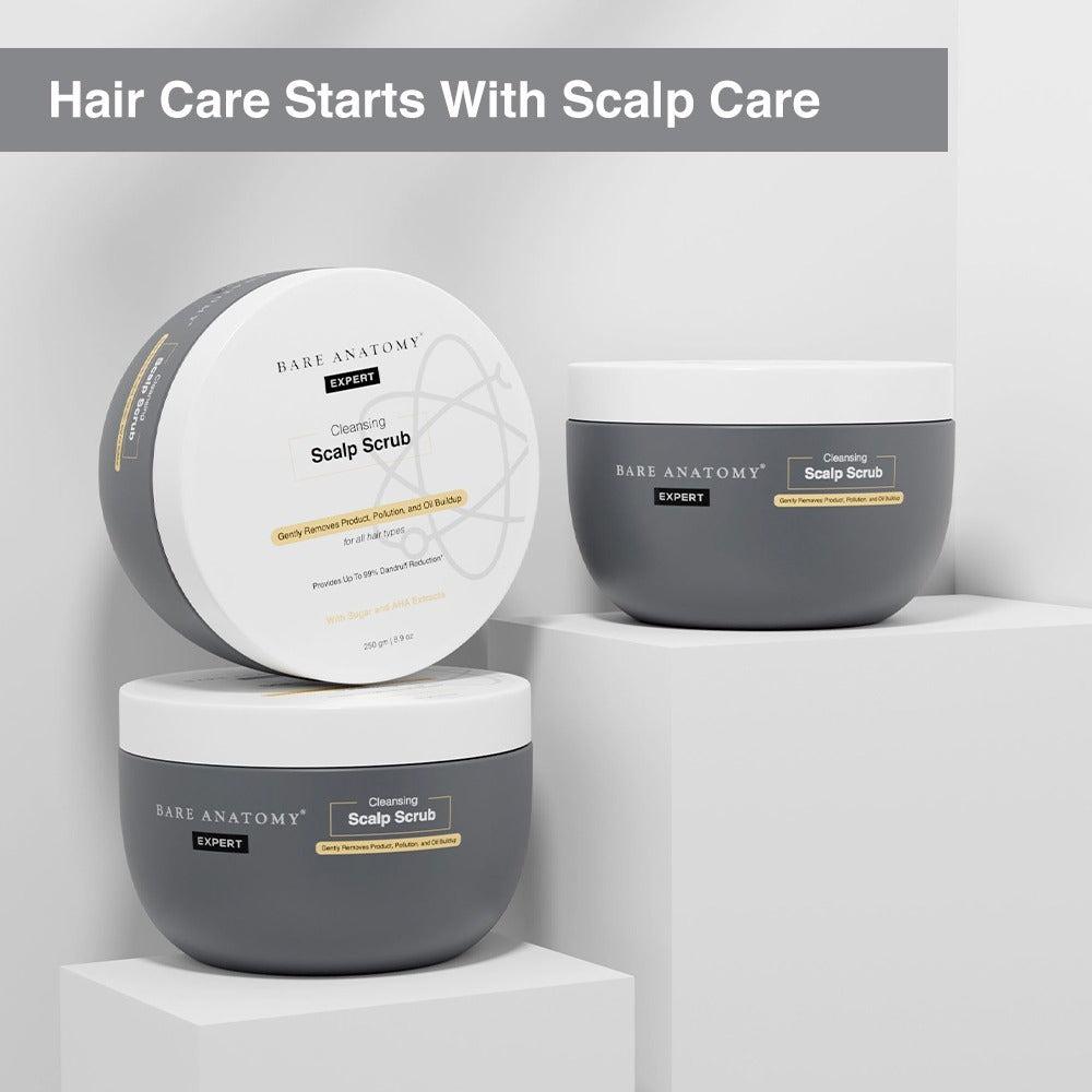 Bare Anatomy Scalp Exfoliating Scrub & Anti-Dandruff Shampoo