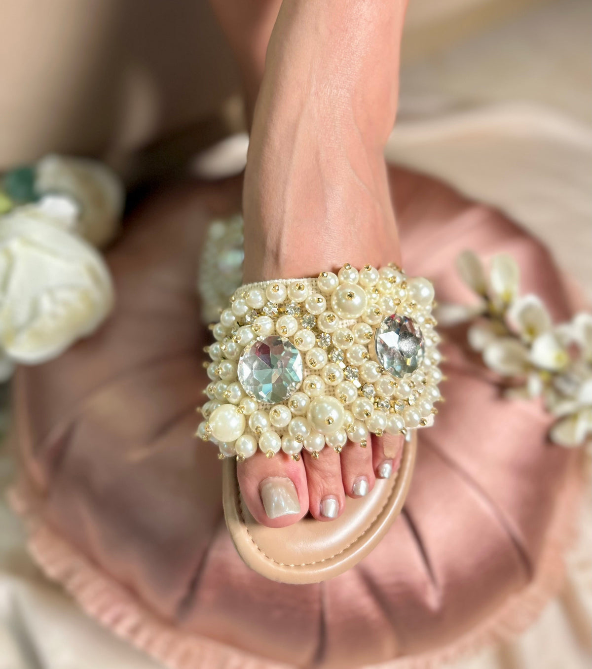 Sandal Stories Pearl Prism Slides
