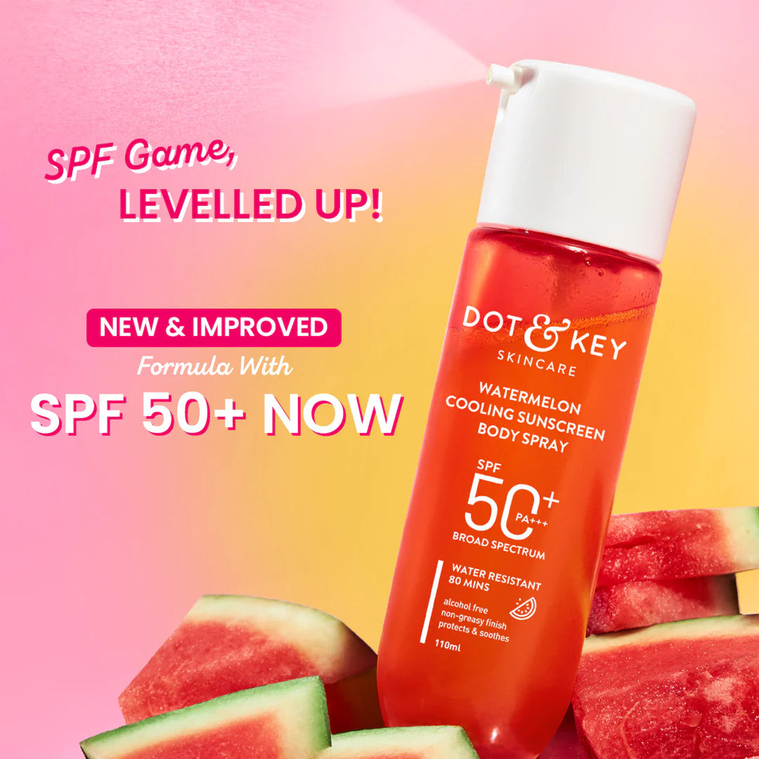 Dot & Key Watermelon body sunscreen + watermelon roll on