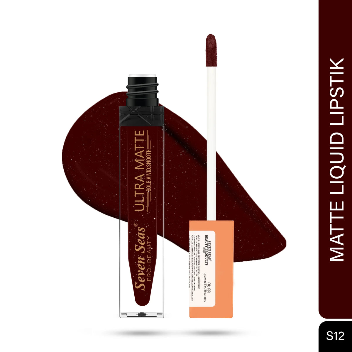 Seven Seas Shade-S12 - Ultra Matte Liquid Lipstick