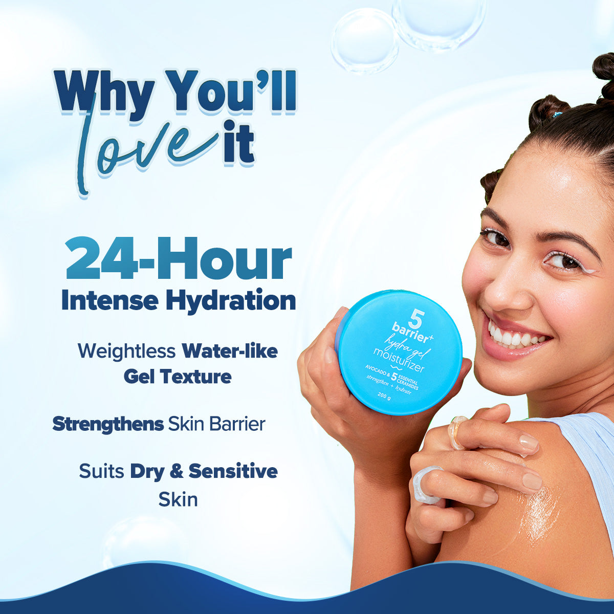 Aqualogica Barrier+ Hydra Gel Moisturizer