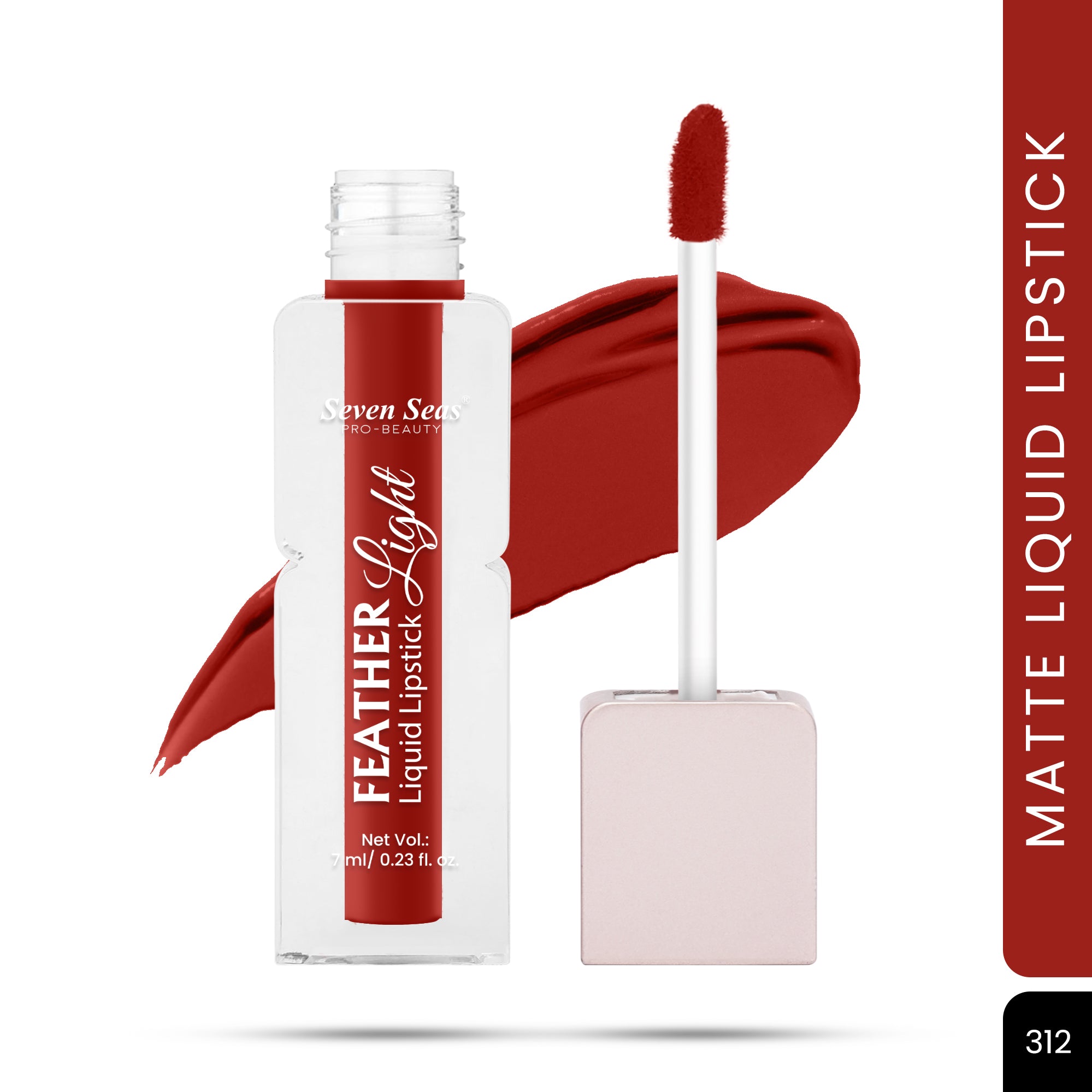 Seven Seas Shade-312 - Feather Light Liquid Lipstick
