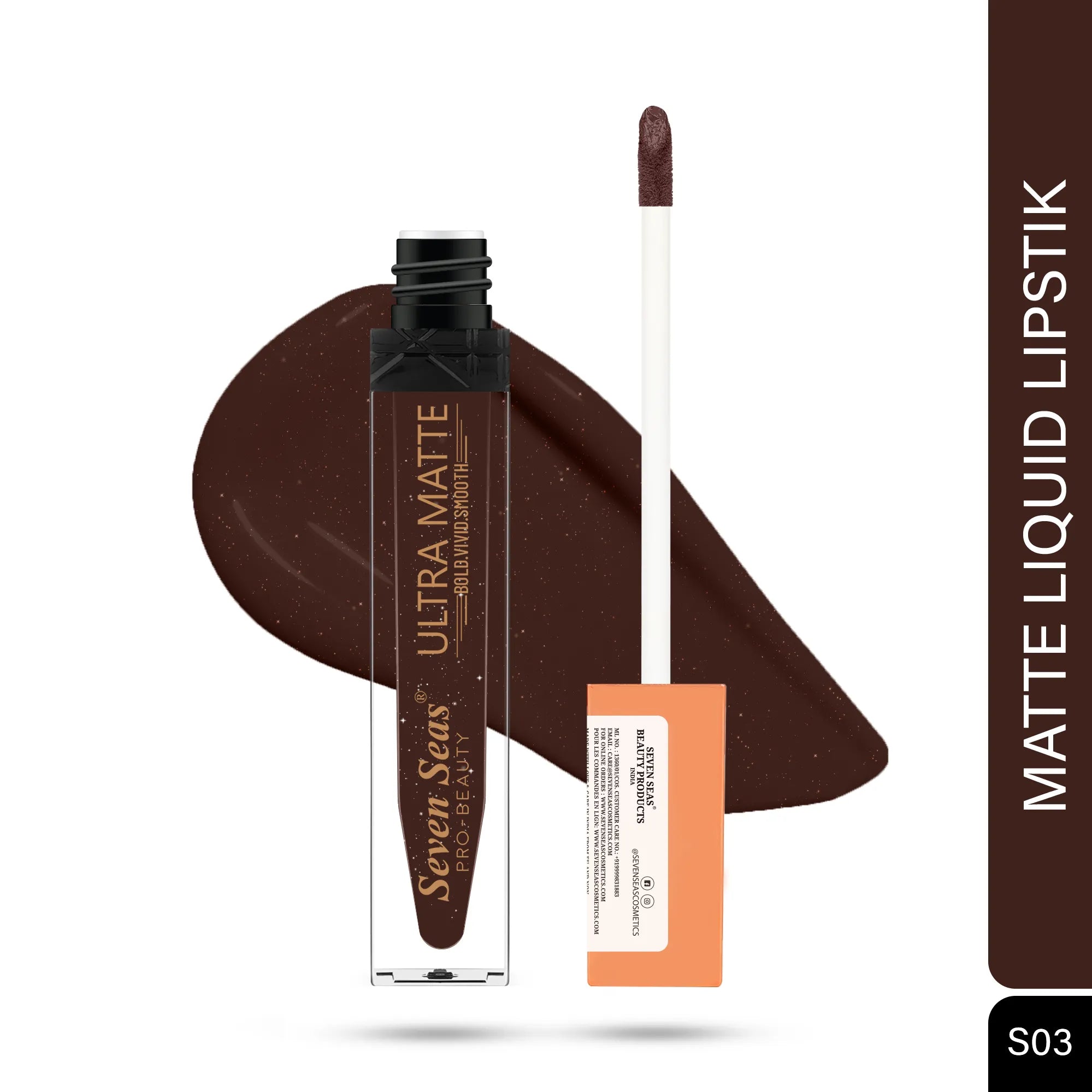Seven Seas Shade-S03 - Ultra Matte Liquid Lipstick
