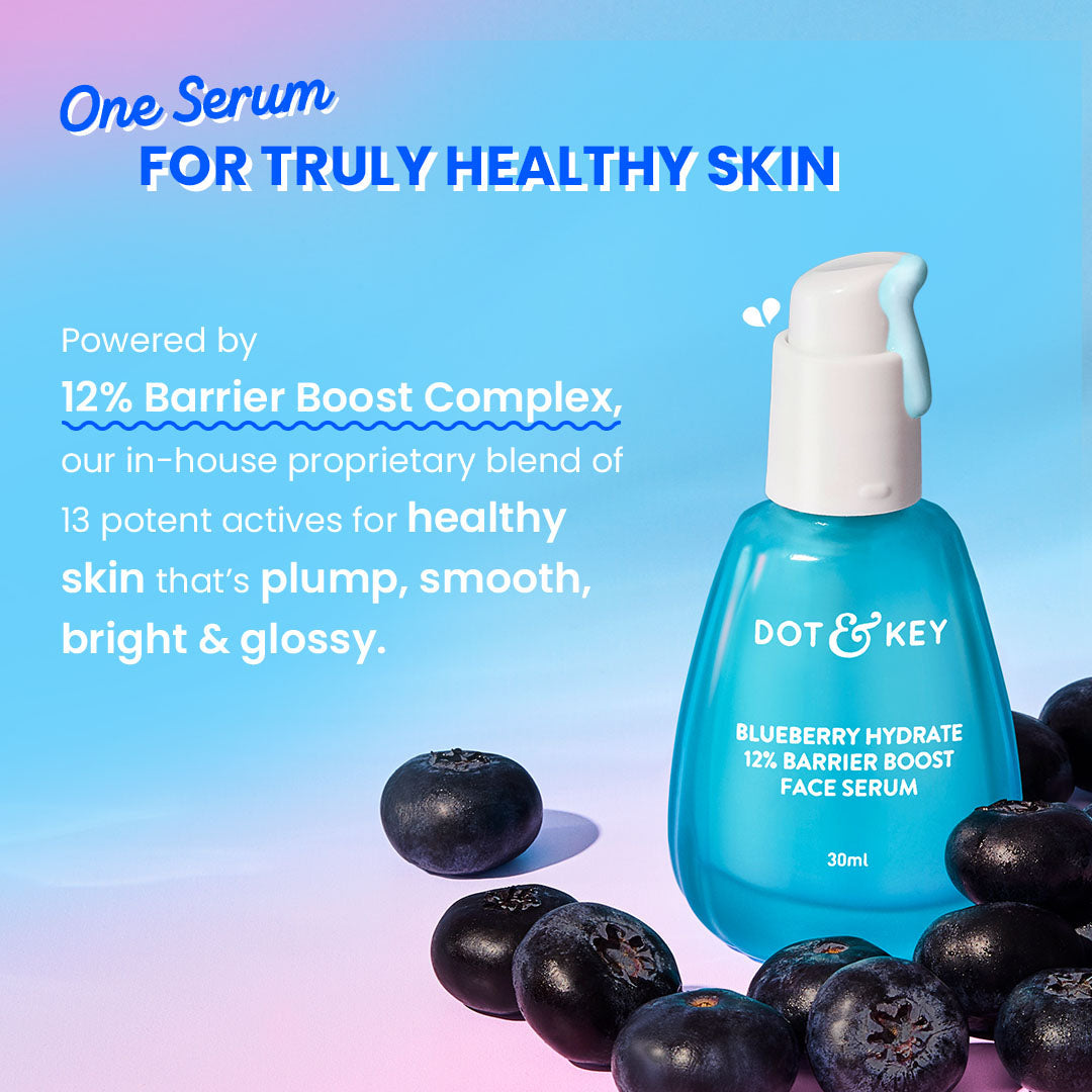 Dot & Key Blueberry Hydrate 12% Barrier Boost Face Serum - 30ml