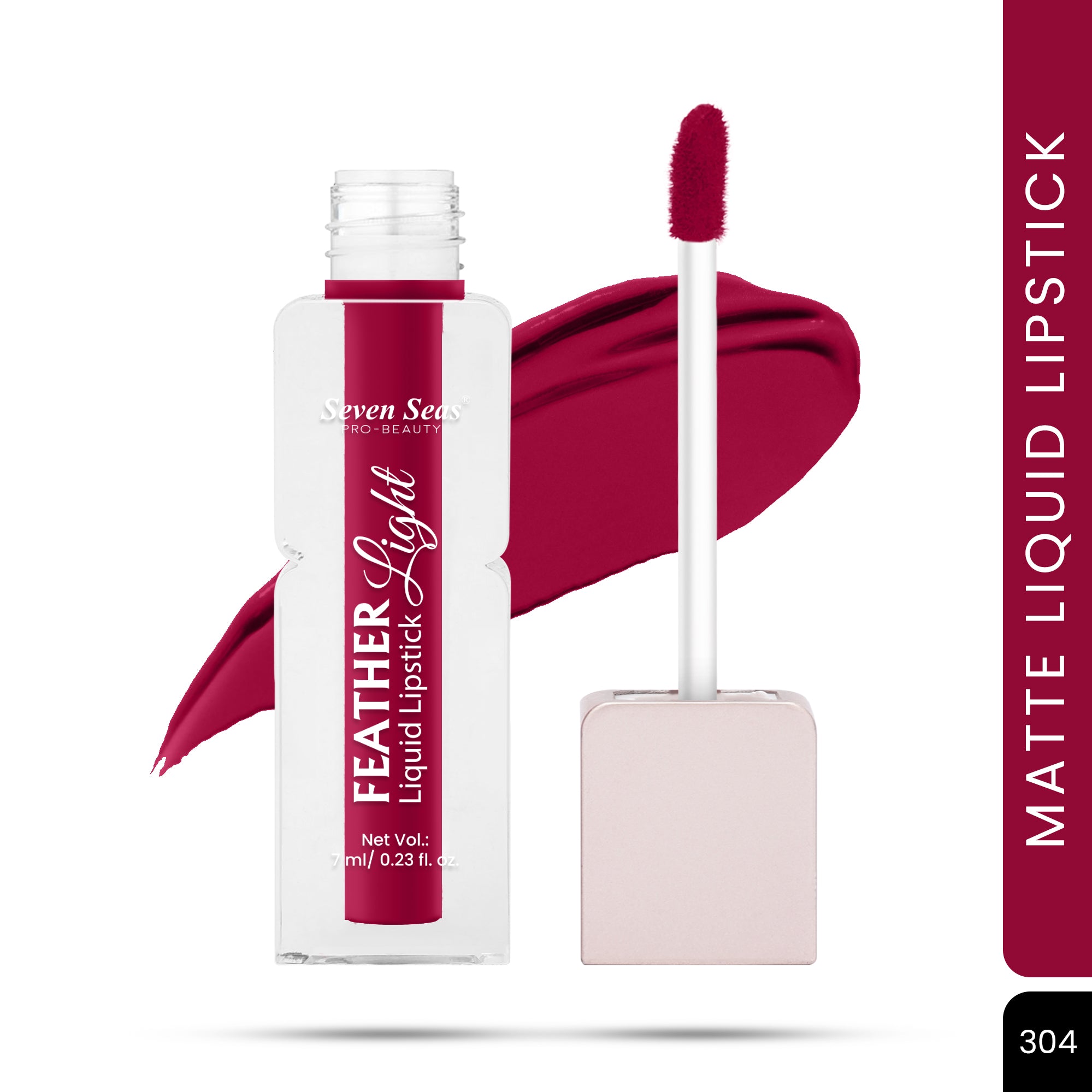 Seven Seas Shade-304 - Feather Light Liquid Lipstick