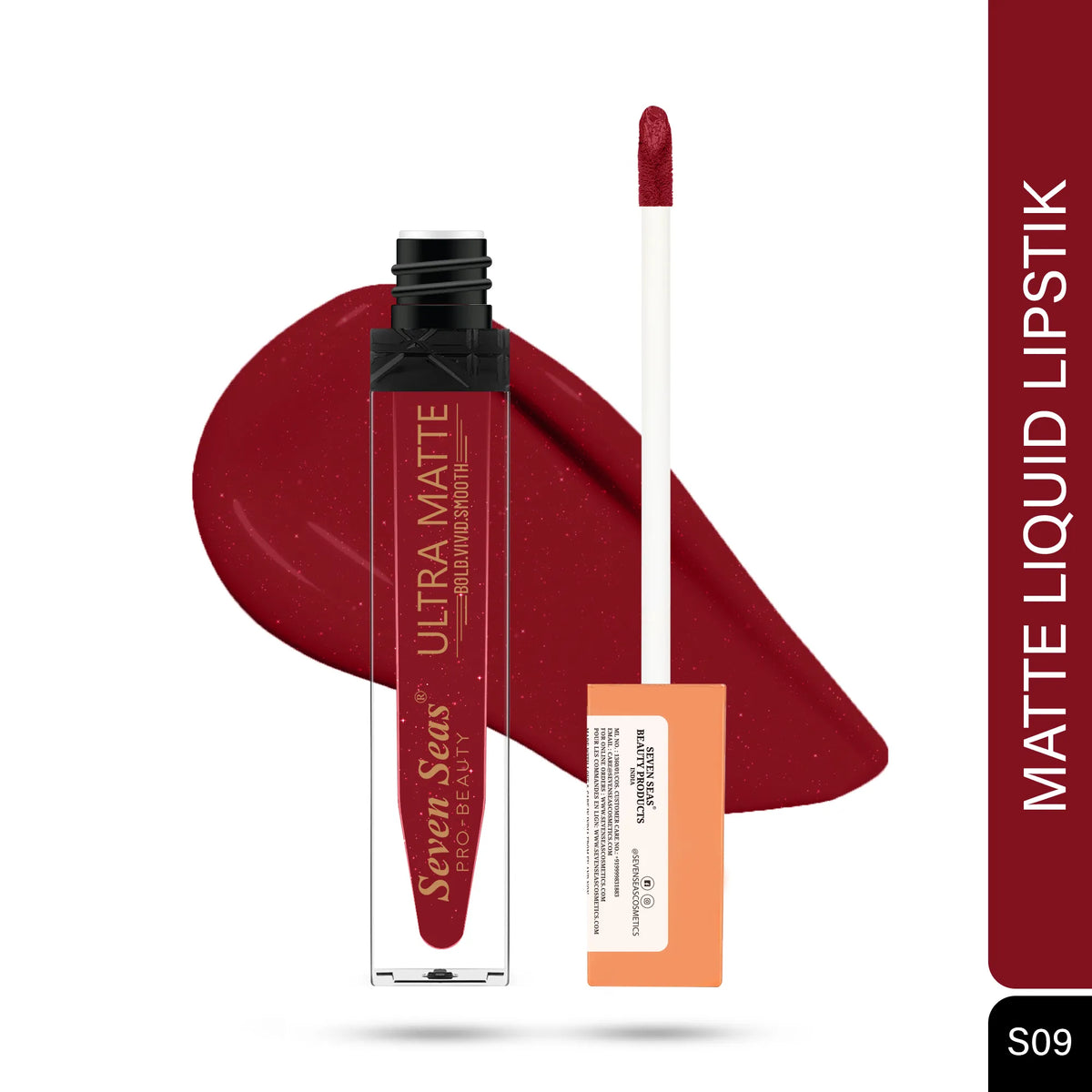 Seven Seas Shade-S09 - Ultra Matte Liquid Lipstick