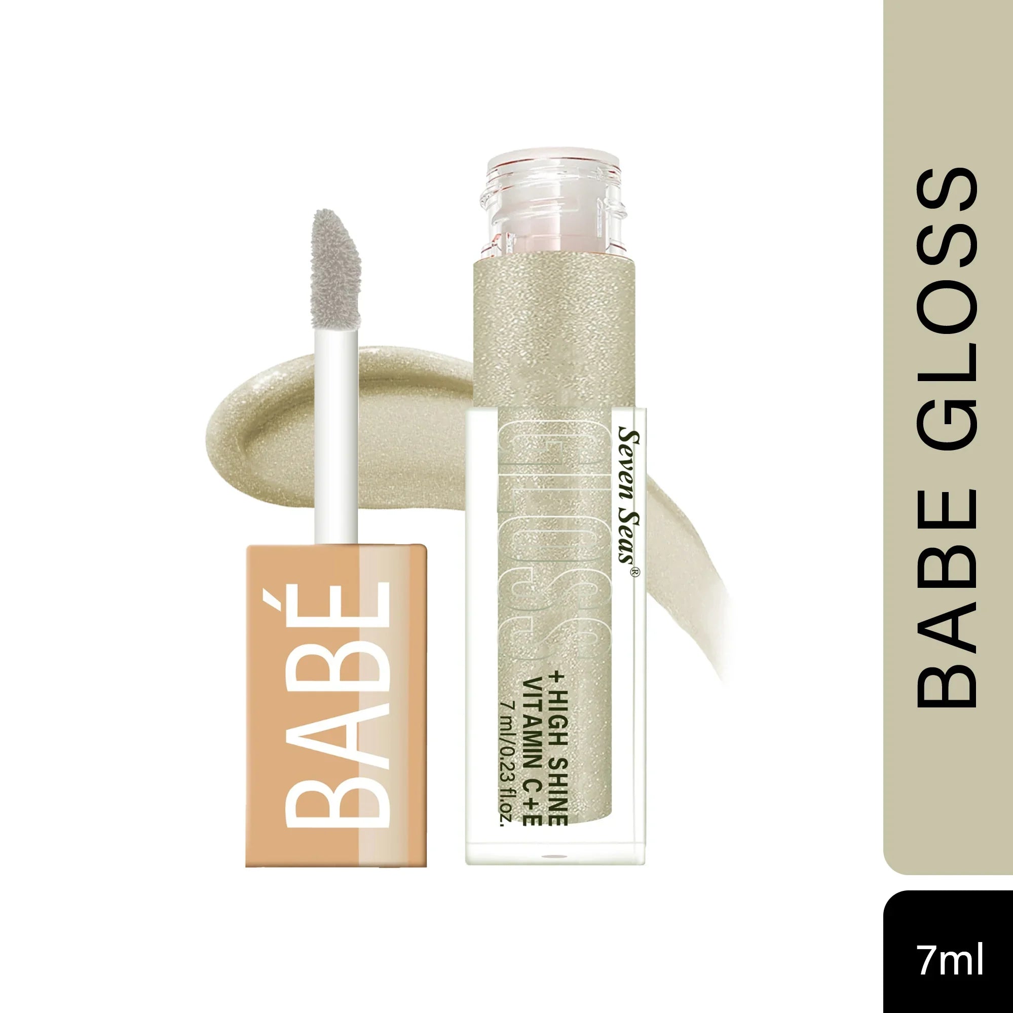 Seven Seas 02 Silver - Go Babe High Shine Lip Gloss with Vitamin C & E