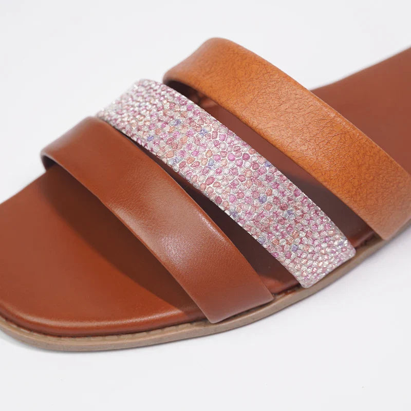 Dhajcraft Brown Casual Slider