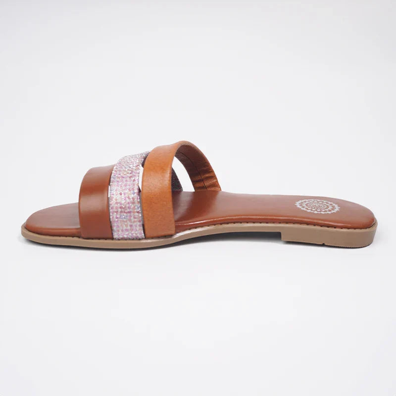 Dhajcraft Brown Casual Slider