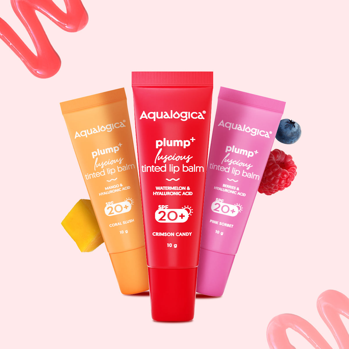 Aqualogica Plump+ Luscious Lip Balms Combo