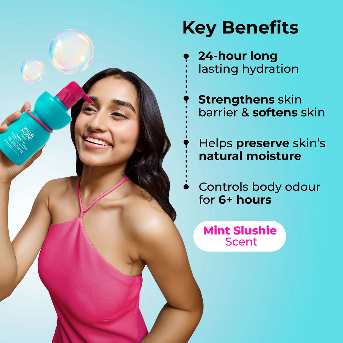 Foxtale Hula Hoop HydraLock Body Wash with Hyaluronic Acid & Cica