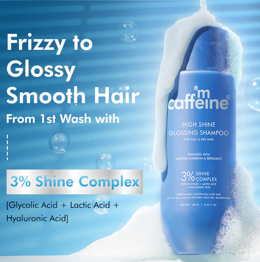 mCaffeine Glossy Hair Shampoo + De-Tan Body Wash (combo)
