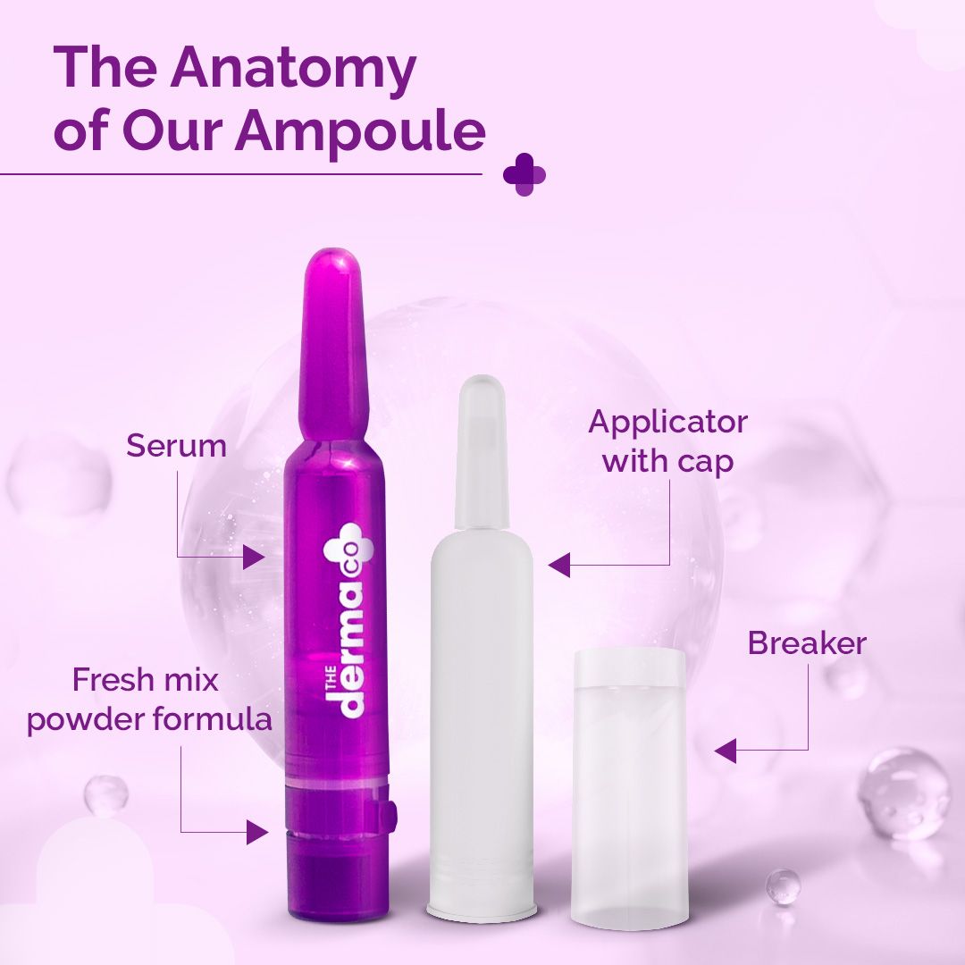 Derma Co 15% Vitamin C Intense Brightening Ampoule Kit - 14ml