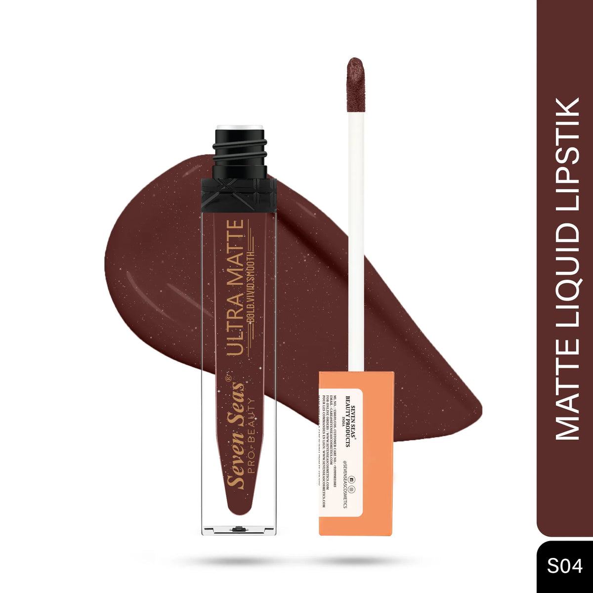 Seven Seas Shade-S04 - Ultra Matte Liquid Lipstick