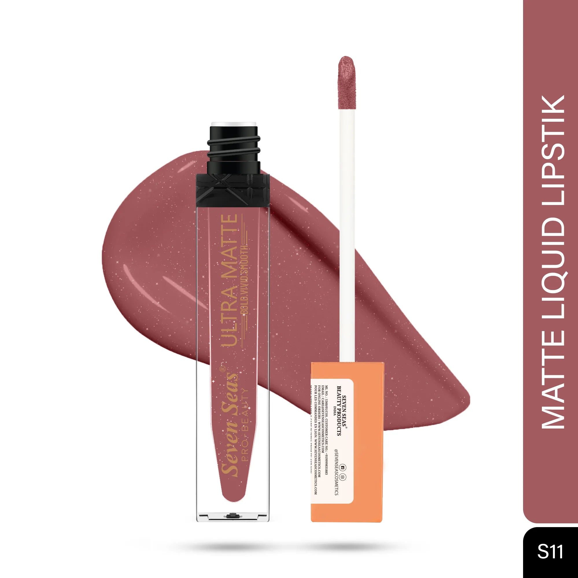 Seven Seas Shade-S11 - Ultra Matte Liquid Lipstick