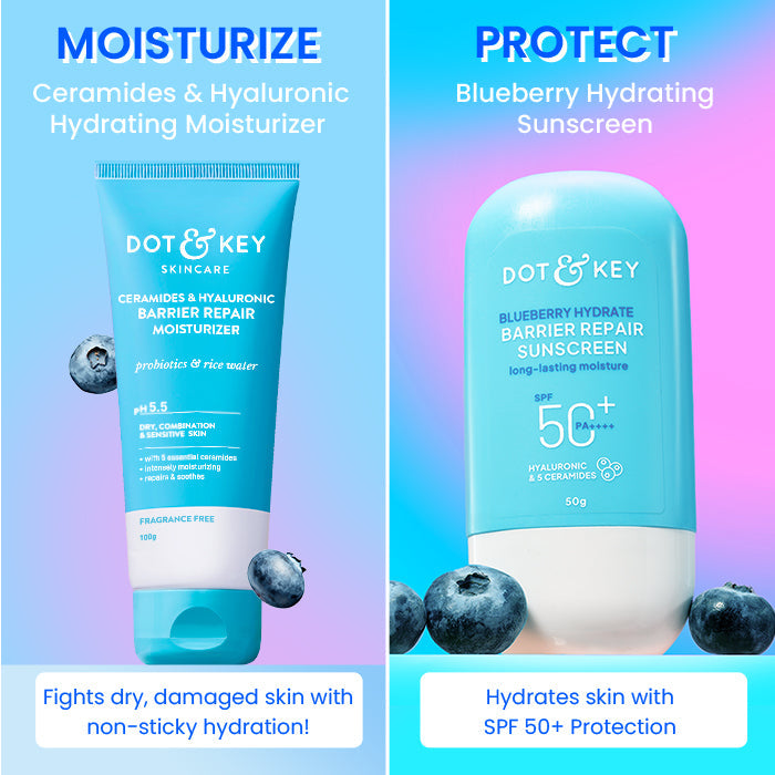 Dot & Key Hydrate + Protect Barrier Repair Combo - 180g