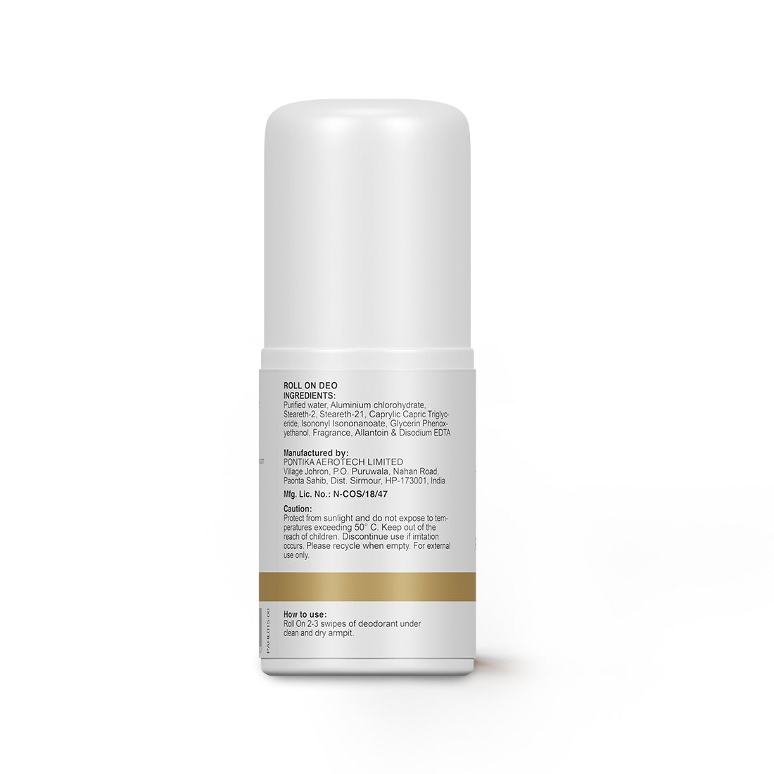 The Man Company Blanc Roll On Deodorant - 55ml