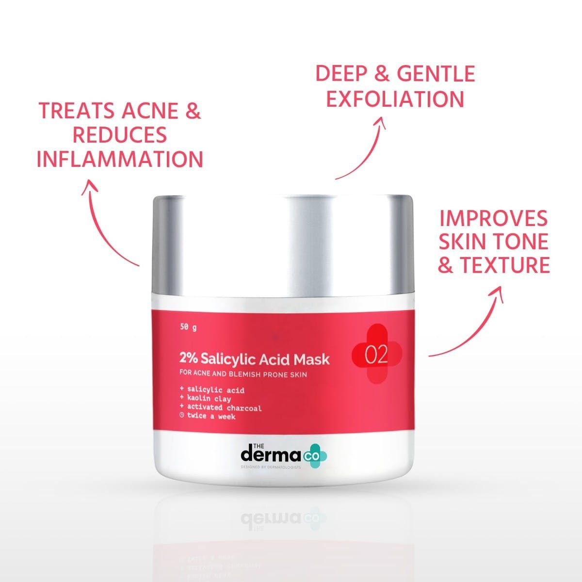 Derma Co 2% Salicylic Acid Mask - 50g