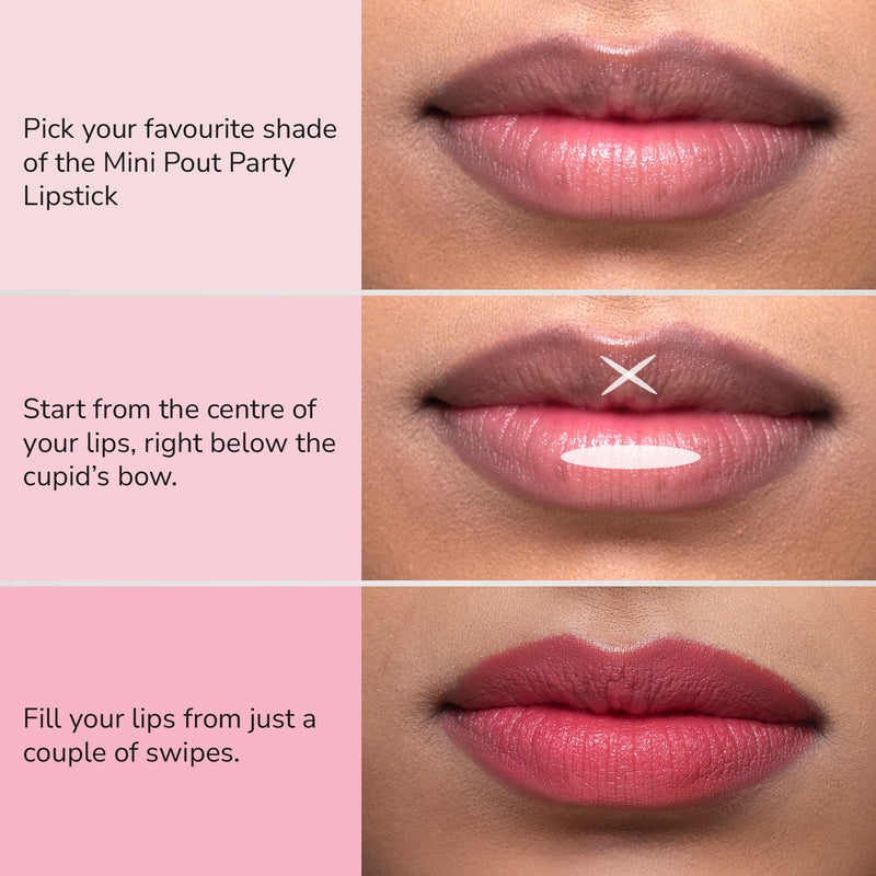 Mila Beaute Minis Pout Party Set of 12