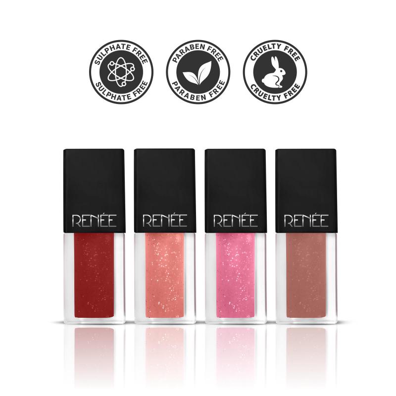 Renee See Me Shine Lip Gloss - Gloss Boss Combo Of 4