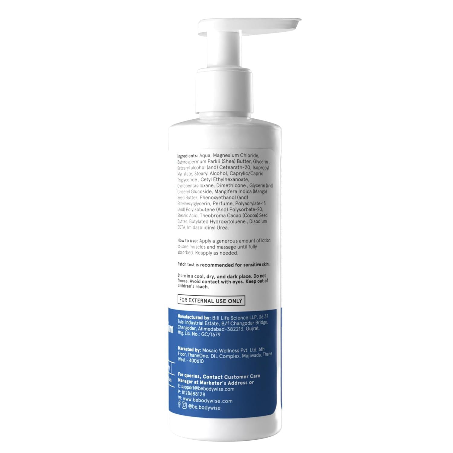 Be Bodywise 10% Magnesium Body Lotion (200 ml)