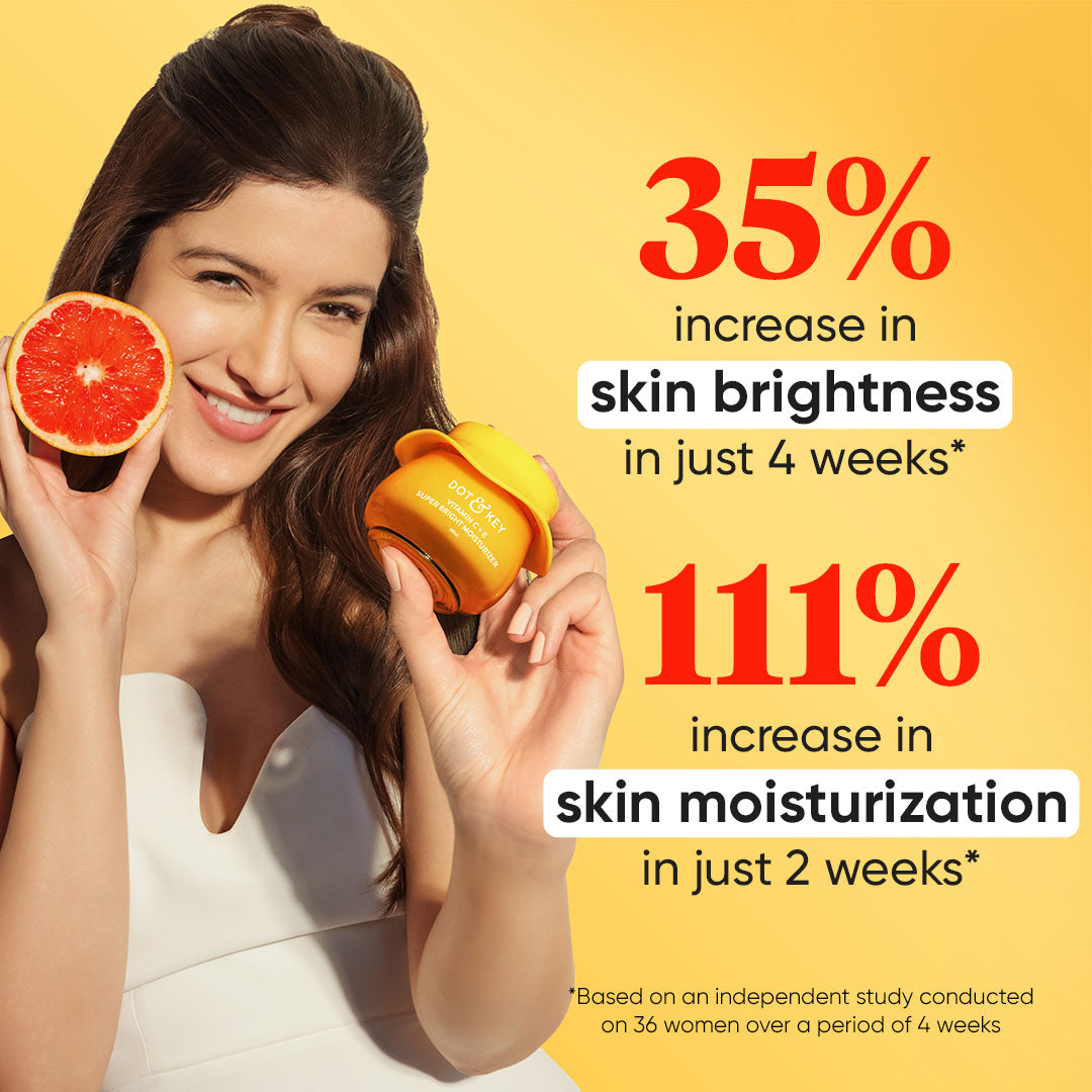 Dot & Key Vitamin C + E Moisturizer, Pack of 2 - 120ml