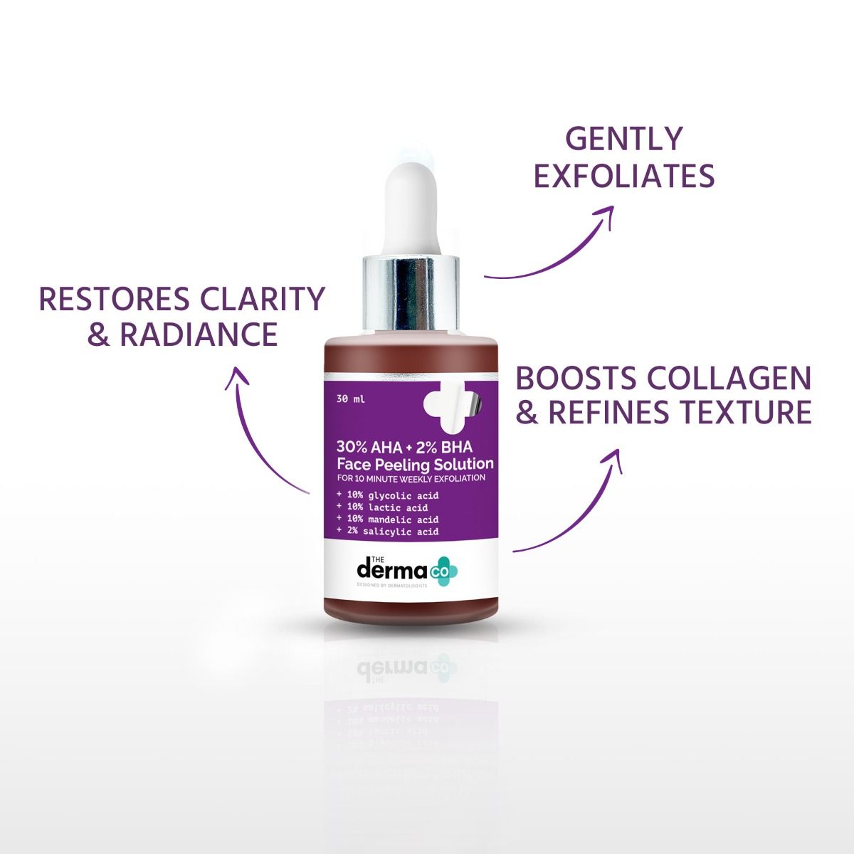 Derma Co 30% AHA + 2% BHA Peeling Solution - 30ml