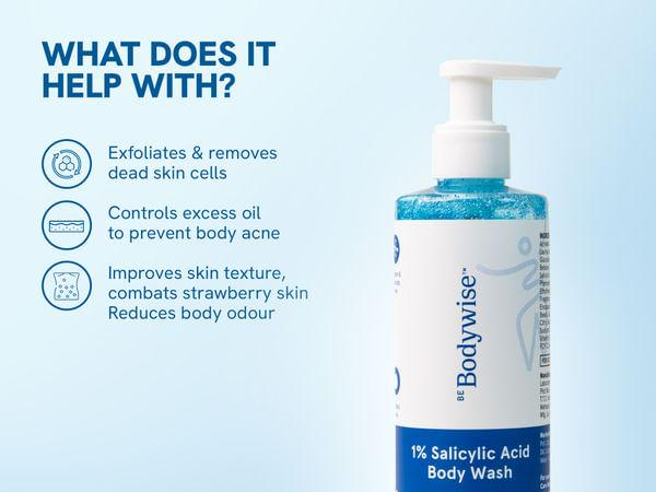Be Bodywise 1% Salicylic Acid Body Wash - 250ml