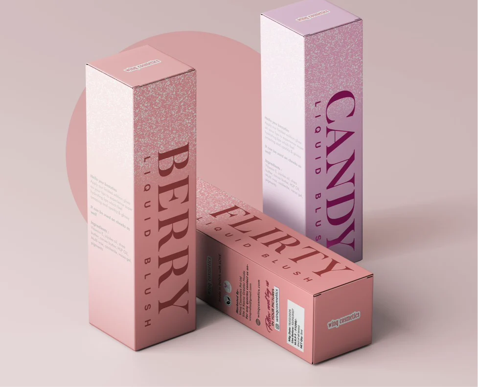 Winq Cosmetics Combo of 3 Blushes (Flirty, Berry, Candy) + Free Gift