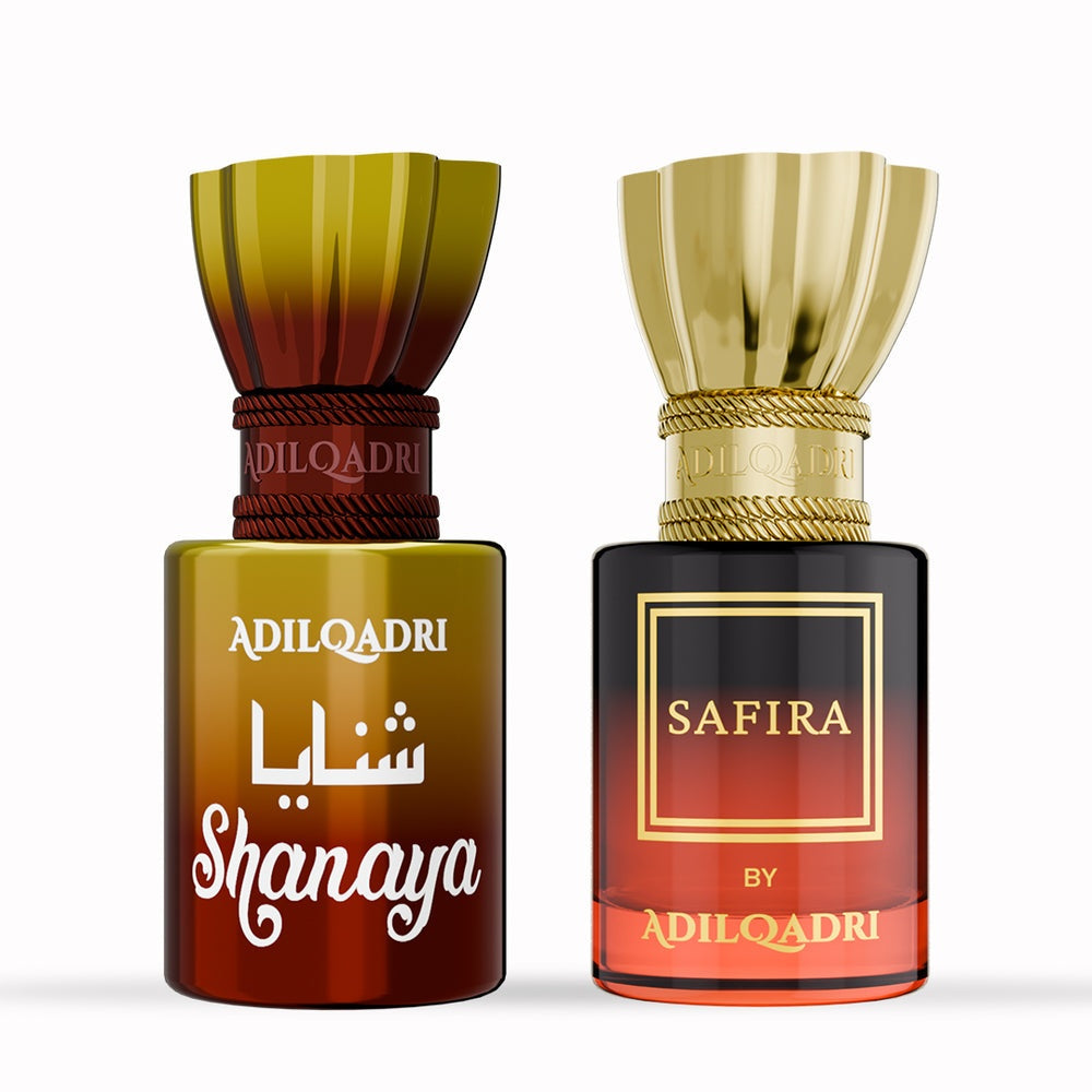 AdilQadri 2 Pcs Attar Set Shanaya And Safira 5.5 ML Each