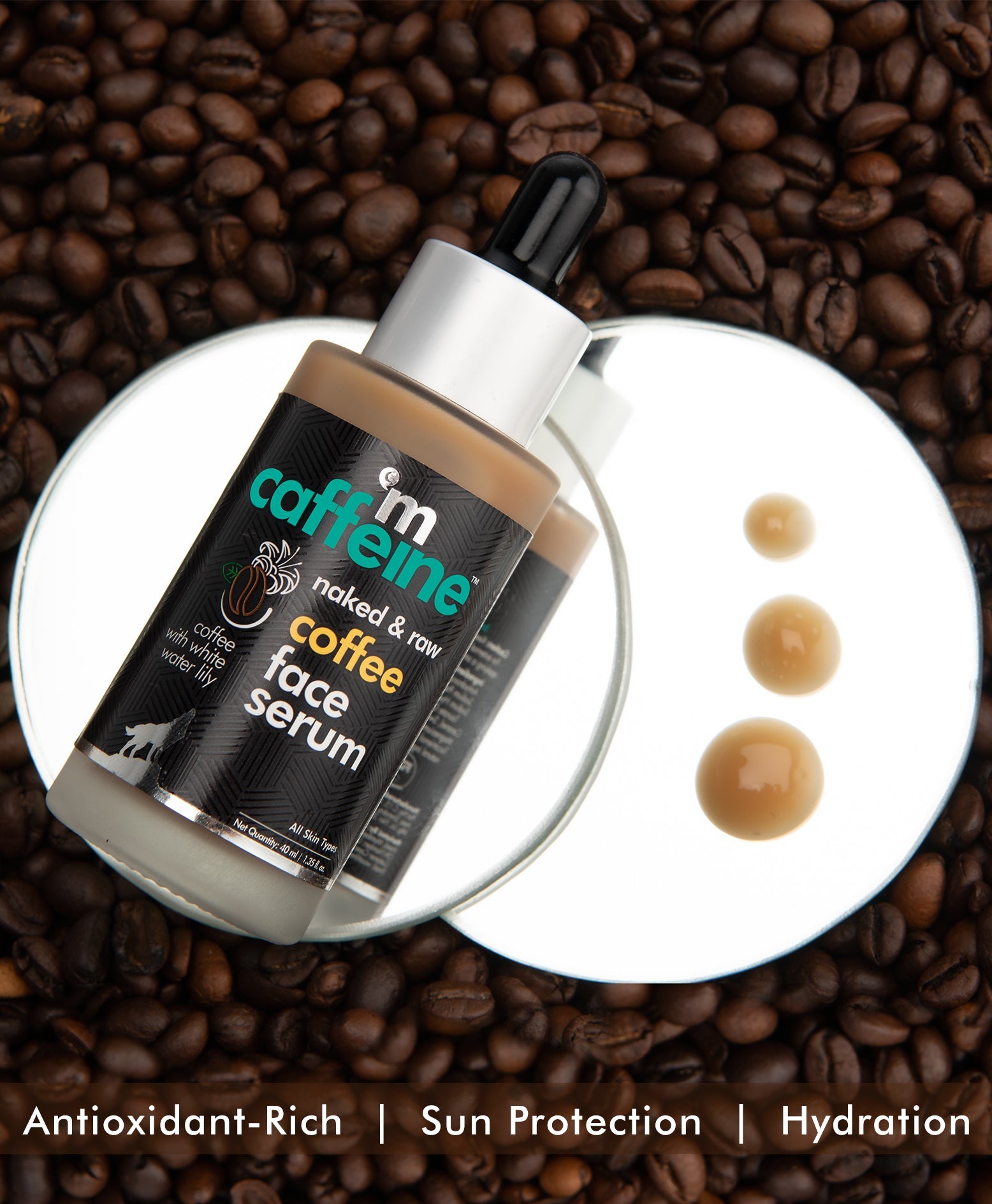 mCaffeine Coffee Face Serum With Hyaluronic Acid - 40ml