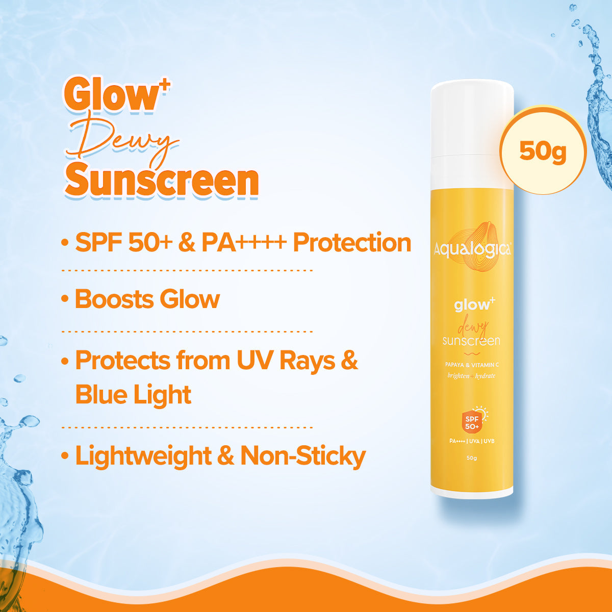 Aqualogica Glow+ Sun Shield & Hydration Combo
