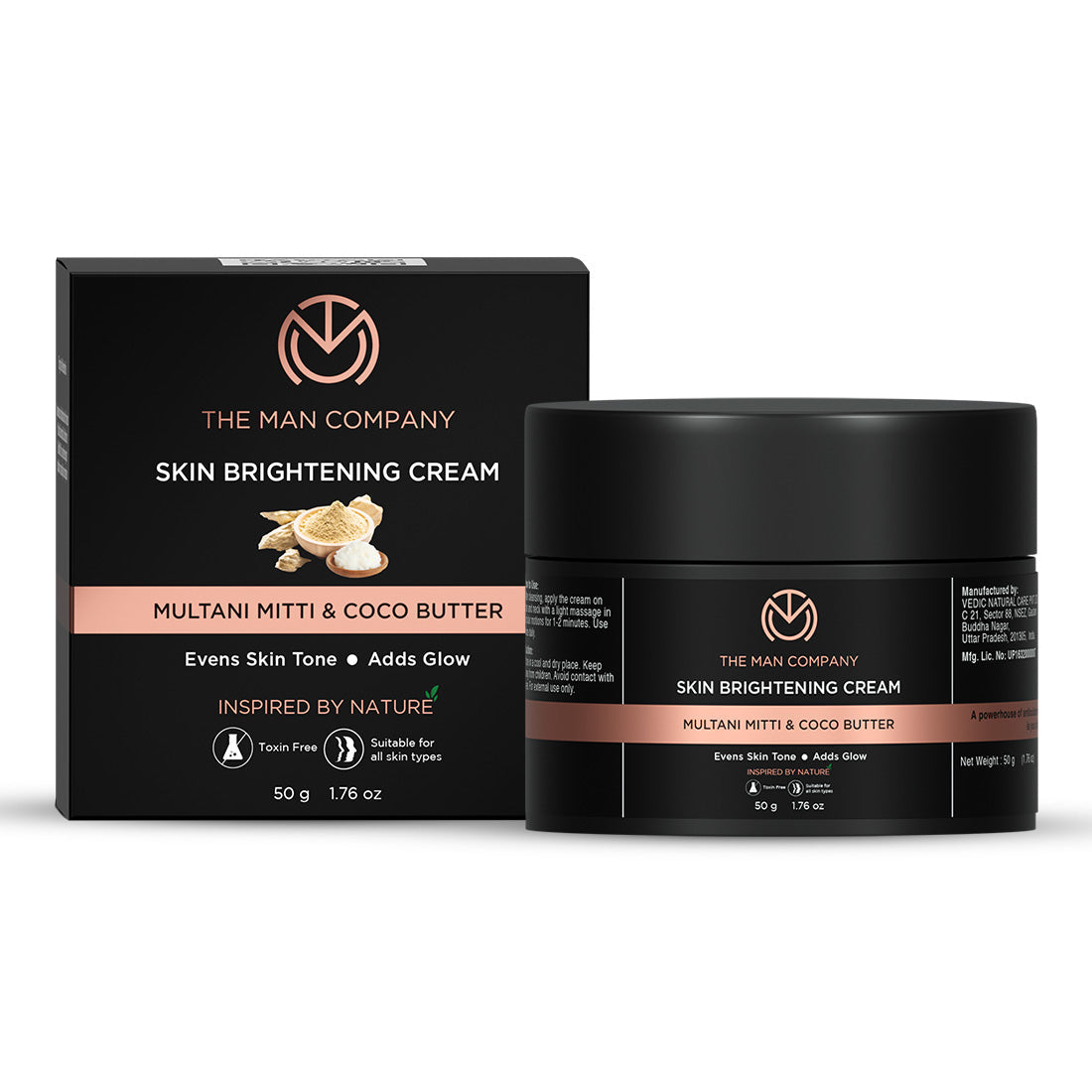 The Man Company Skin Brightening Cream - 50 gm