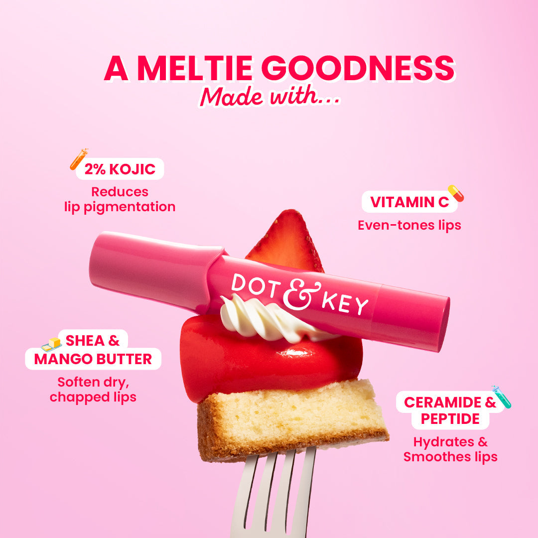 Dot & Key Meltie Lip Balm In-Vivo Tested SPF 50+ PA+++