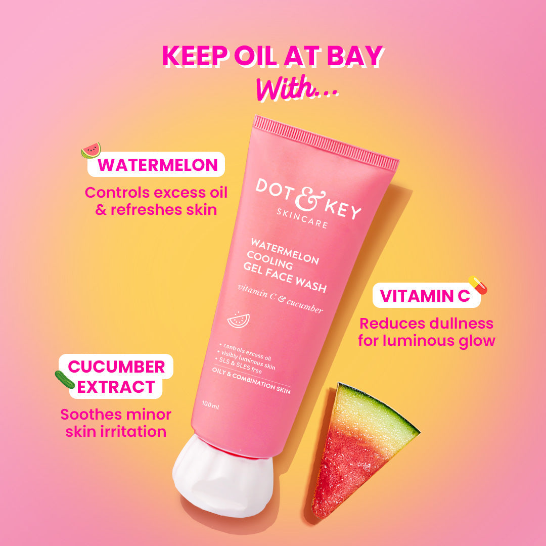 Dot & Key Watermelon & Vitamin C Gel Face Wash - 100ml