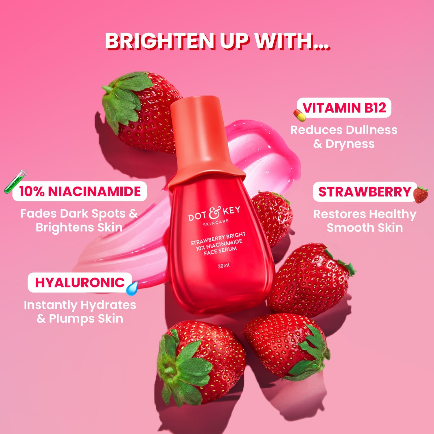 Dot & Key Strawberry + Niacinamide Bright Skin Duo - 80ml