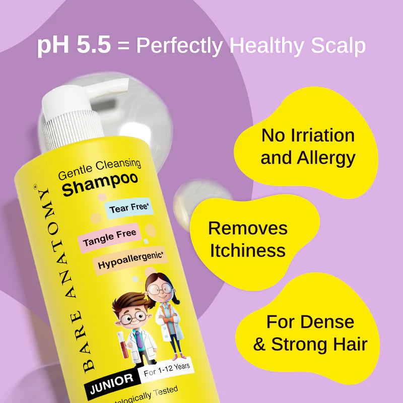 Bare Anatomy Kids Gentle Cleansing Shampoo (1 to 12 years) - 750ml