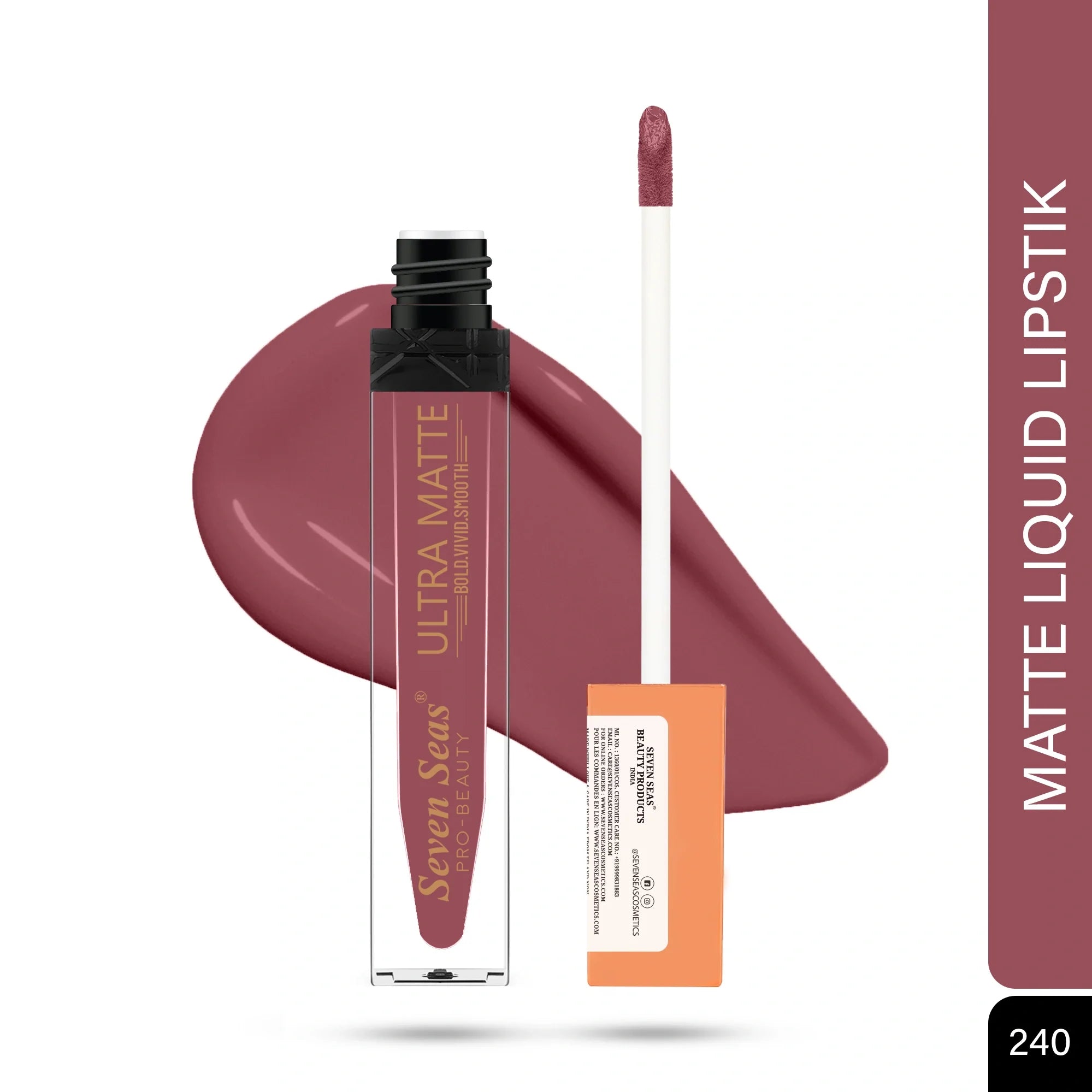 Seven Seas Shade-240 - Ultra Matte Liquid Lipstick