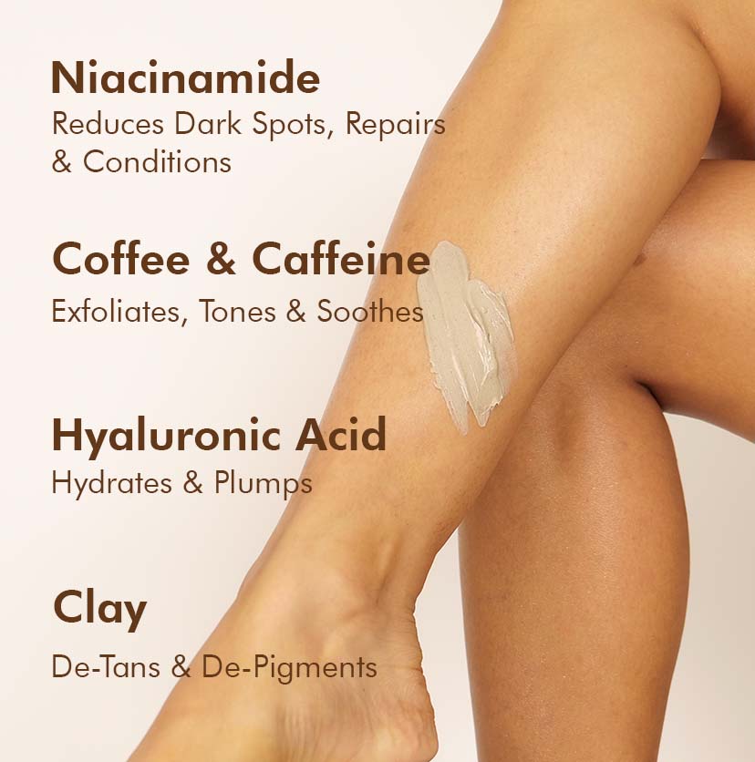 mCaffeine Coffee Body Mask To De-Tan & De-Pigment With Niacinamide - 250g