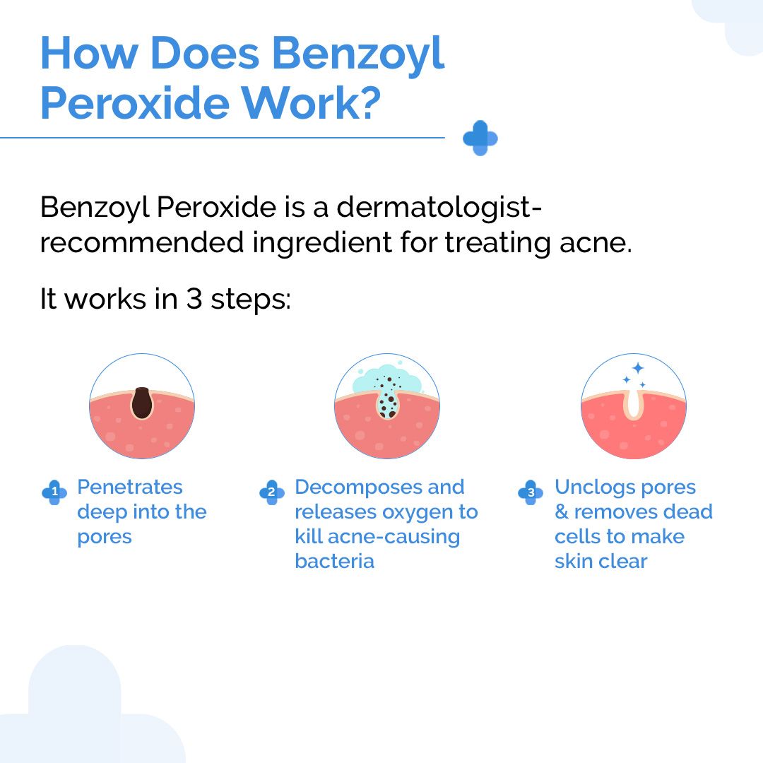 Derma Co 2.5% Benzoyl Peroxide Gel Face Wash with Glycerin & Allantoin