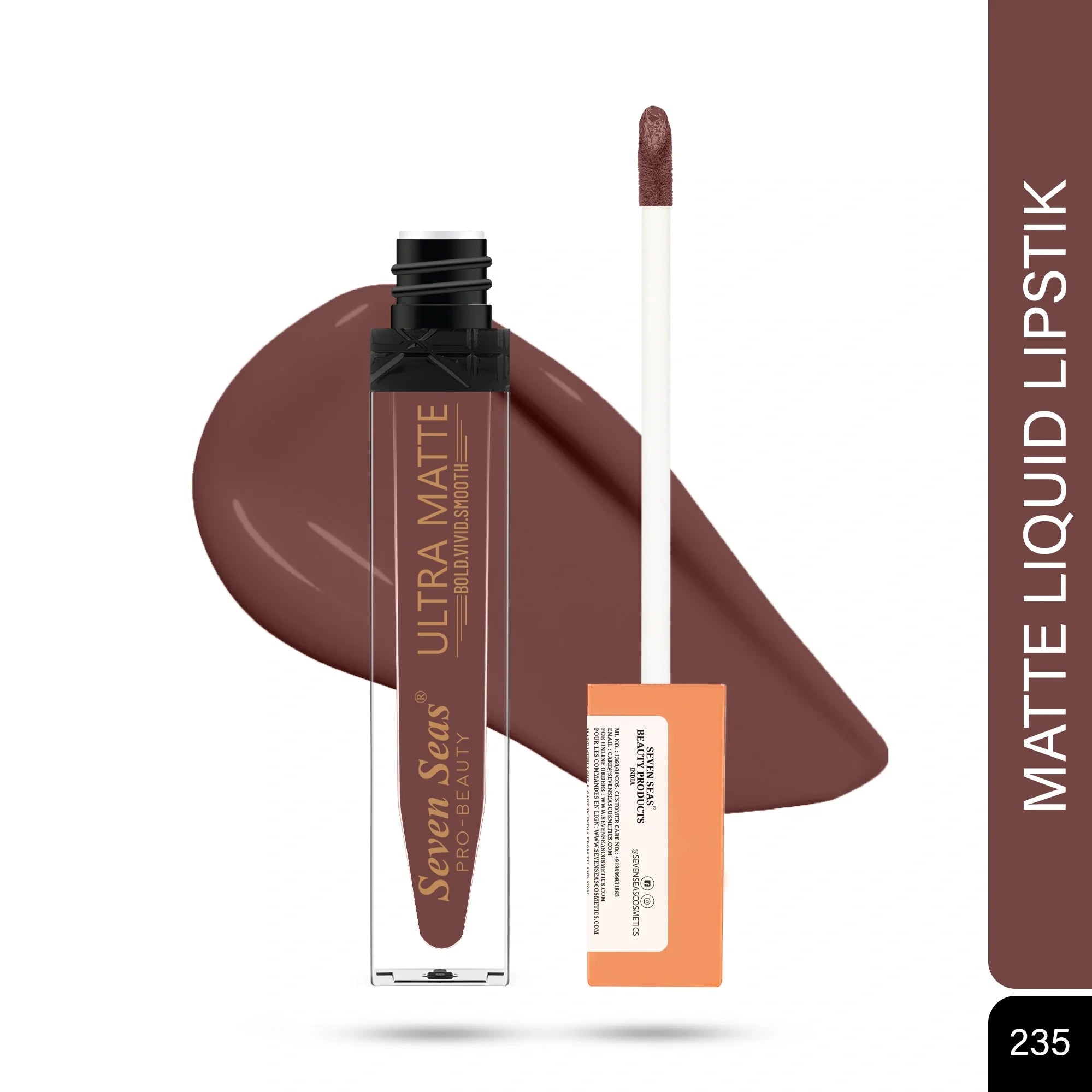 Seven Seas Shade-235 - Ultra Matte Liquid Lipstick