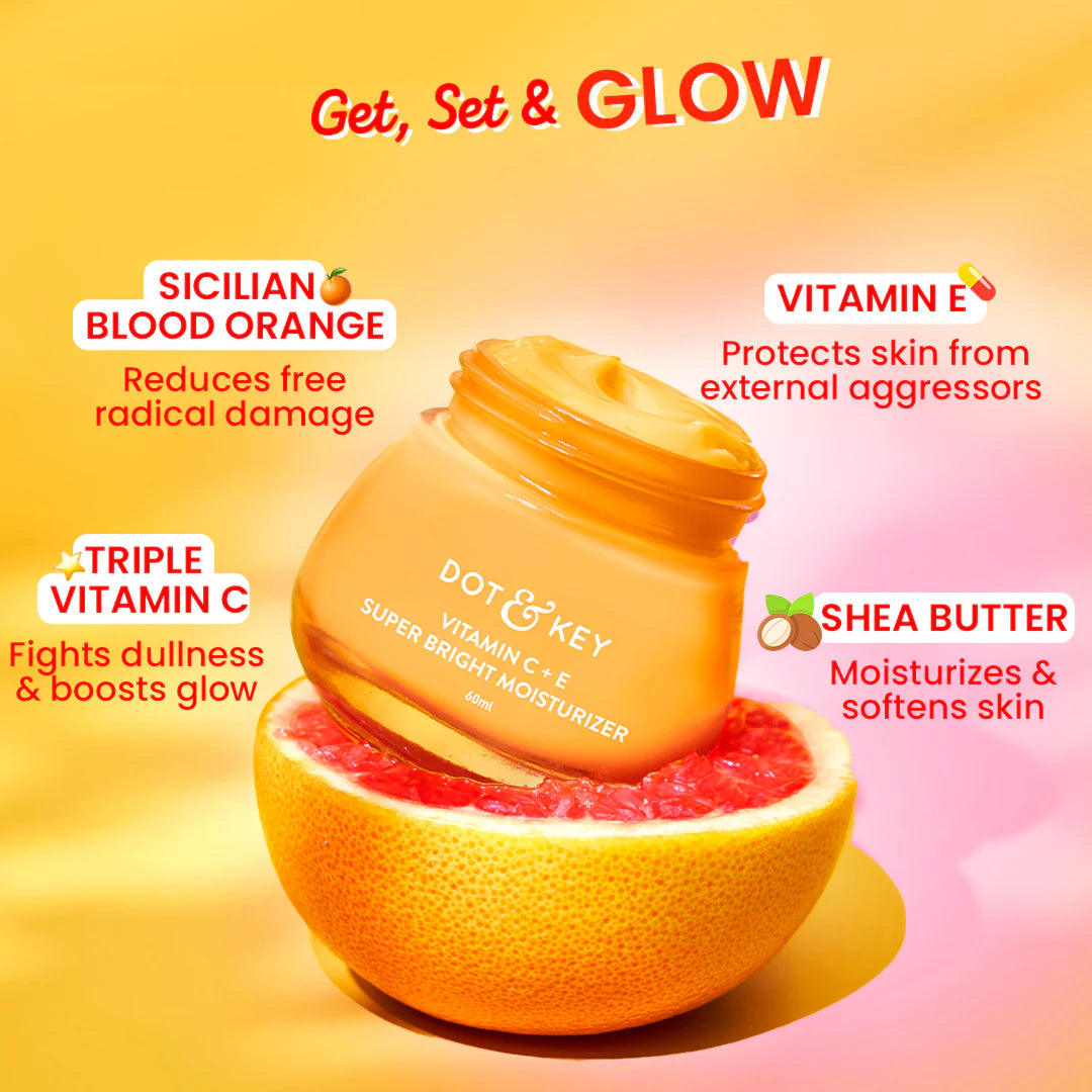 Dot & Key Strawberry Dew Tinted Sunscreen 01 Porcelain + Vitamin C + E Moisturizer