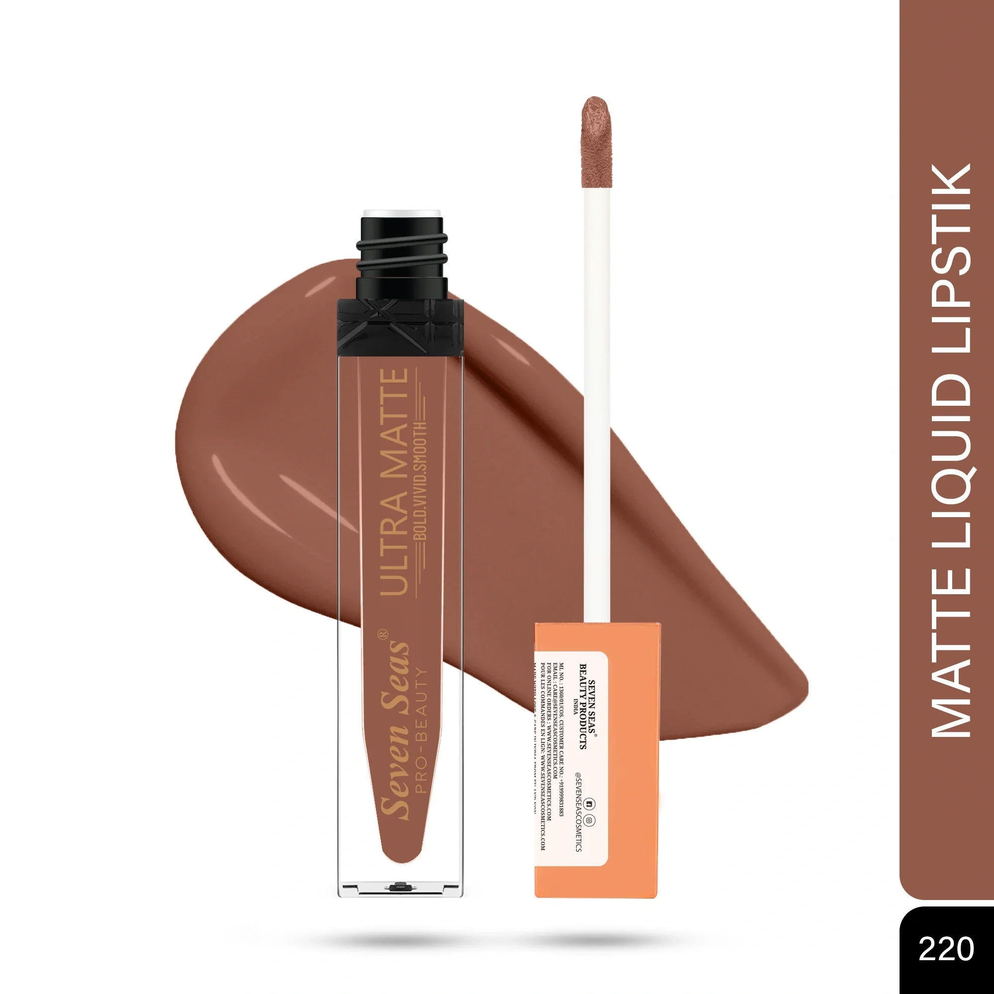 Seven Seas Shade-220 - Ultra Matte Liquid Lipstick