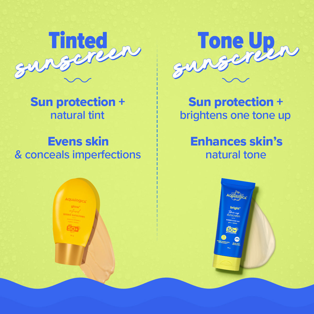 Aqualogica Bright+ Tone Up Sunscreen - 50g