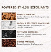 mCaffeine Pore Clear Coffee Cookie Face Scrub - 100gm