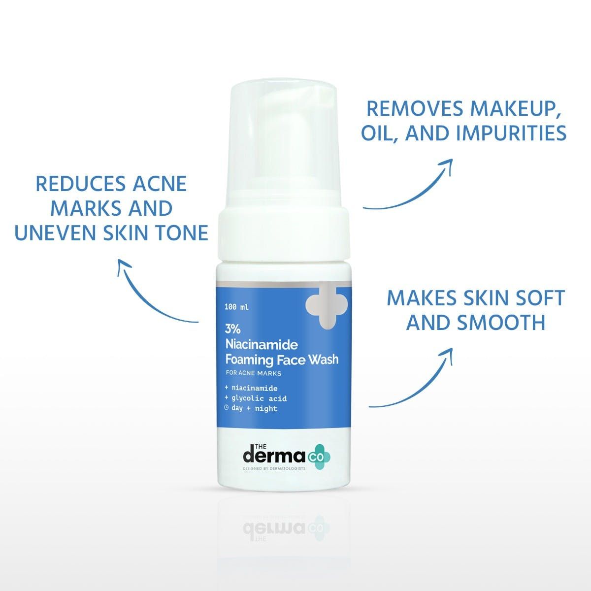 Derma Co 3% Niacinamide Foaming Face Wash - 100ml