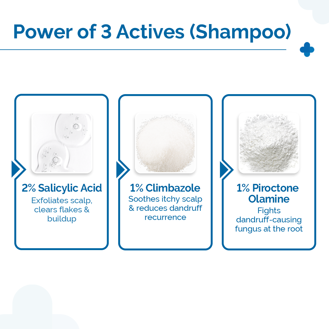 Derma Co Triple Actives Anti-Dandruff Control Combo